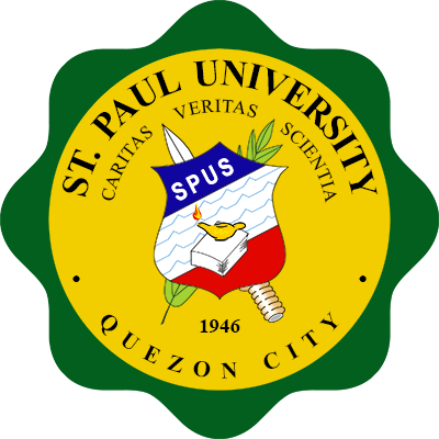 Saint Paul University Quezon City seal